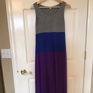 Gap Color Block Maxi dress